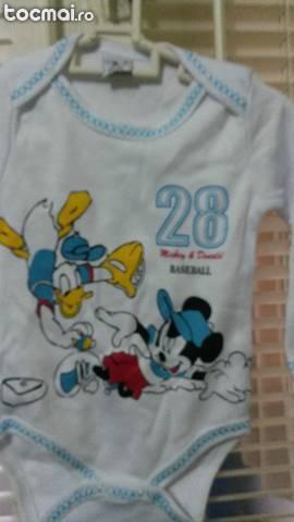 body cu mickey mouse bumbac
