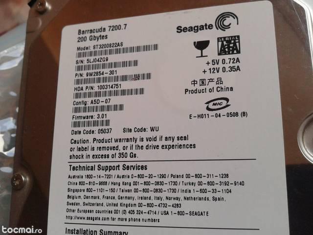 Hard Disk - Seagate 200. GB