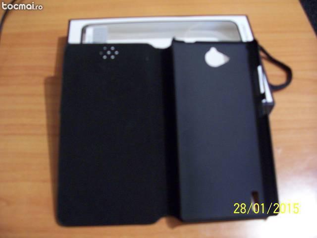 husa flip book carte Huawei G740