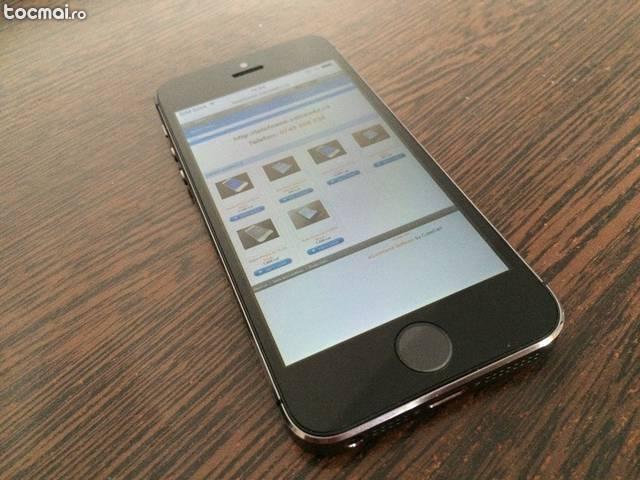 Impecabil ! iPhone 5s Space Gray - Memorie 16 Gb - Never