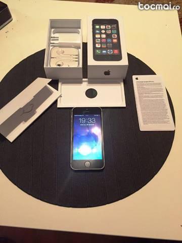 Iphone 5s 16 gb - space gray - garantie 14 luni, cutie