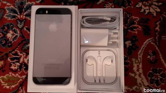 Iphone 5s space grey neverlocked 16 Gb nou full box