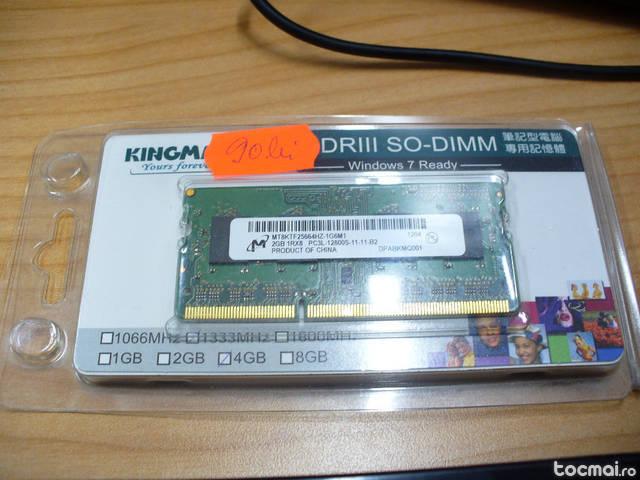 Memorie laptop 2Gb, DDR III, 1600 MHz