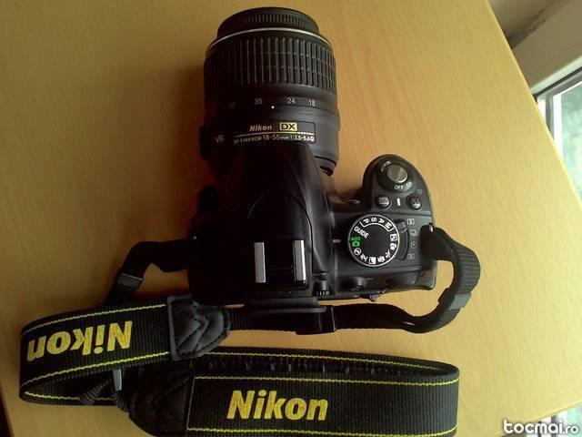 Nikon D3100 + obiectiv kit 18- 55 mm VR