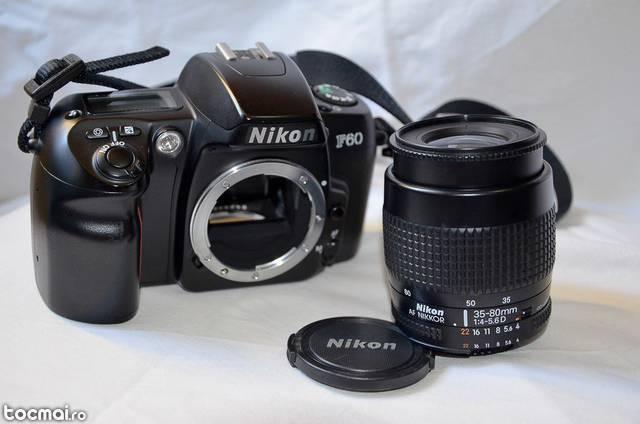 Nikon f60+35- 80mm+nissin / schimb