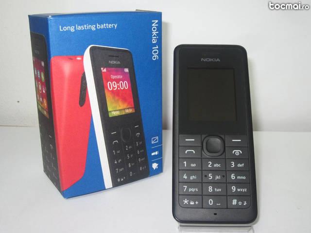 Nokia 106 nou la cutie in stare buna + cartela cu 5 e credit