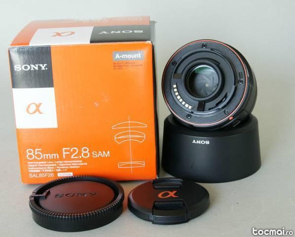 Obiectiv sony a mount 85mm f2. 8 sam