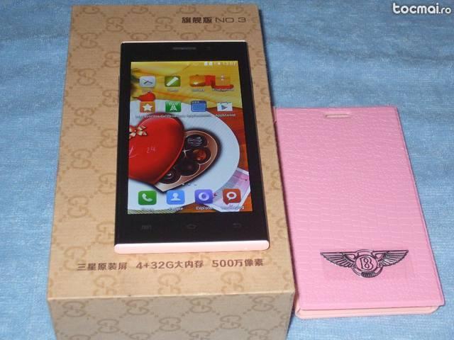 Smartphone nou Tengda M3 5. 0 inch dual core pink