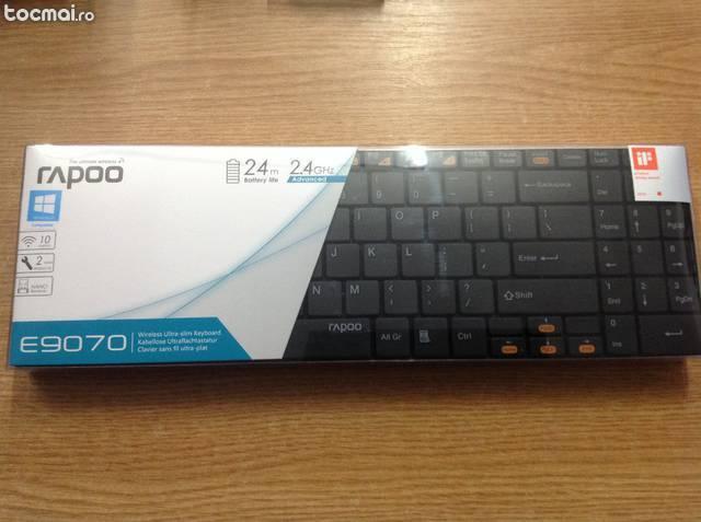 Tastatura fara fir Wireless RAPOO E9070 Noua
