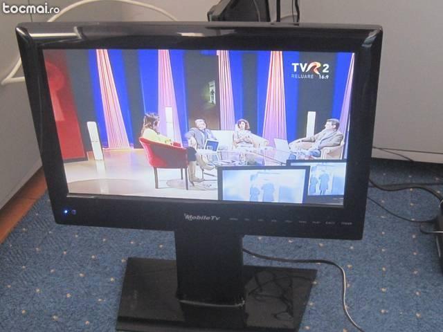 Tv monitor led 40 cm mobile tv, dvd incorporat, hdmi, usb, ci+