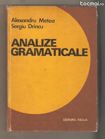 Analize Gramaticale