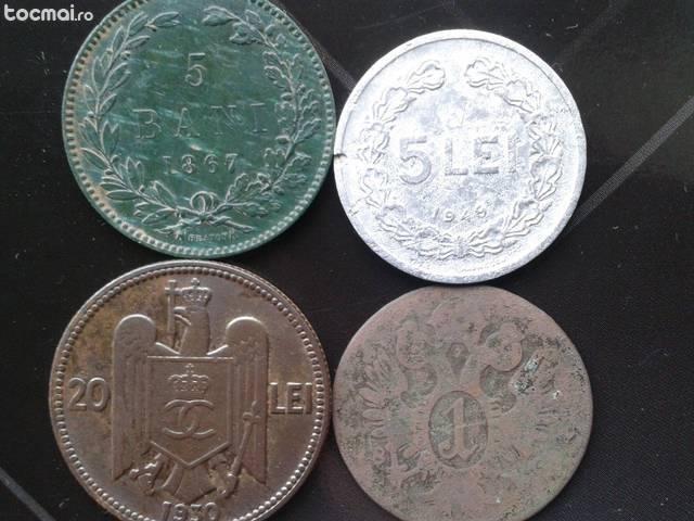 4 monede diferiti ani