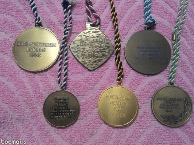 Set 6 medalii din bronz masiv de colectie (m2)