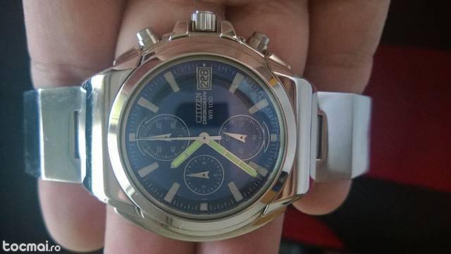 Ceas citizen chronograph wr100 model rar