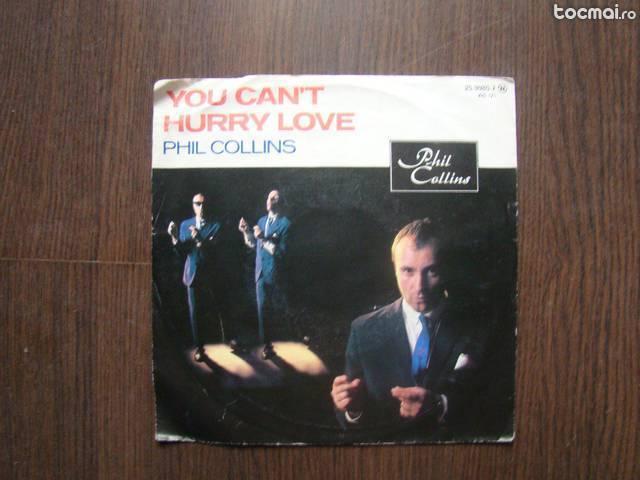disc vinil Phil Collins ‎You Can't Hurry Love (mic)