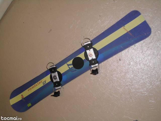 Placa de snowboard 170 cm, cu legaturi