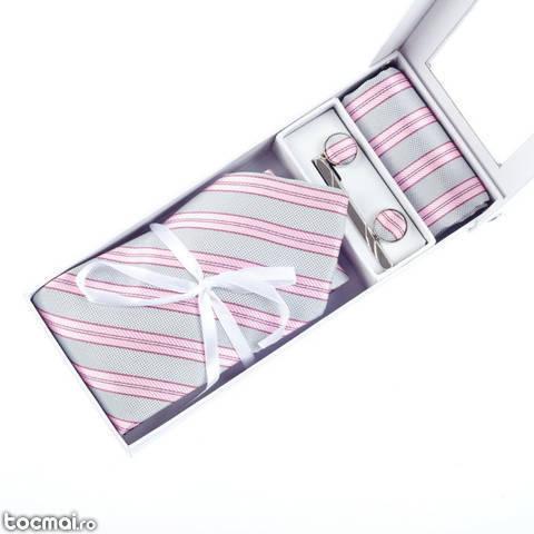 Set cravata gri