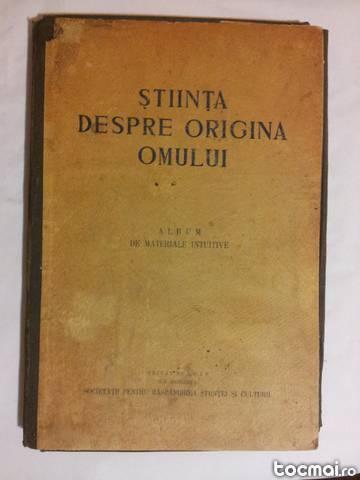 Stiinta despre origina omului, album materiale intuitive