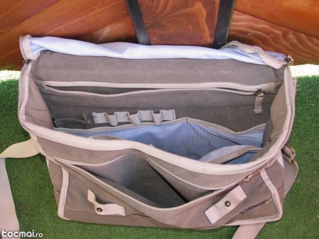 Basil Messenger Bag d'Azur