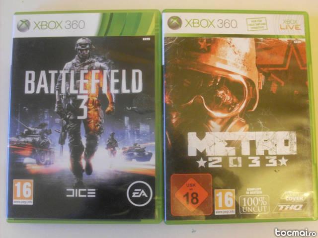 Battlefield 3 si alte jocuri originale Xbox 360