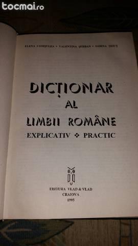 DEX- Dictionarul Explicativ al Limbii Romane