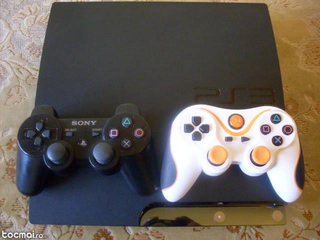 Playstation 3 Slim, hdd 320gb, modat Ferrox 4. 66, cu jocuri