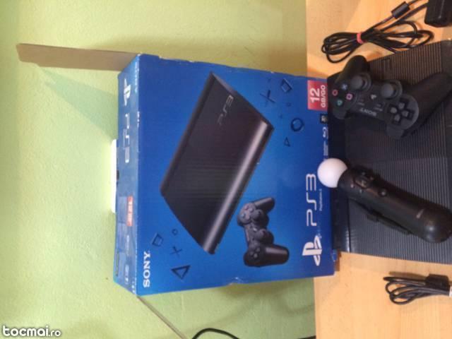 SONY PlayStation 3 + 2 joystick- uri + 3 jocuri + camera