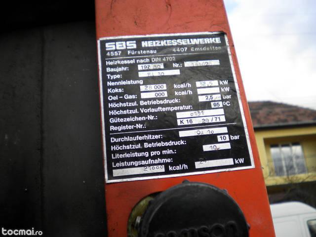 centrala pe lemne 32kw