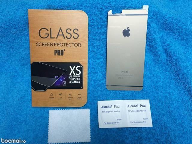 Folie sticla protectie spate gold Iphone 6 Plus(6+)