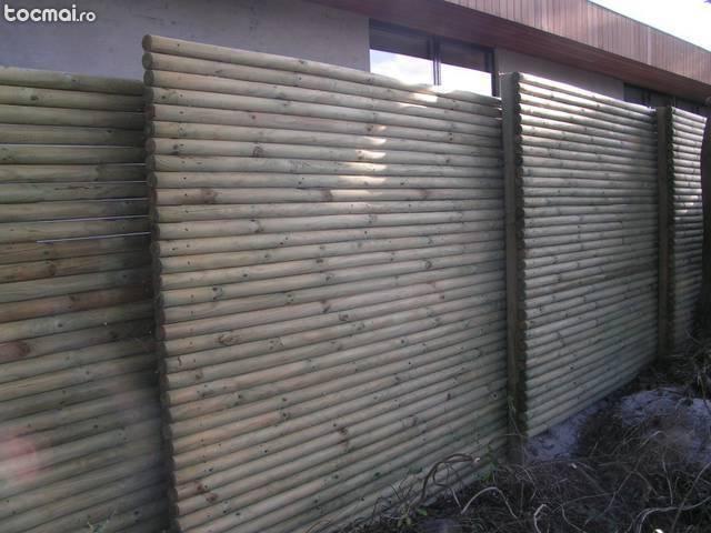 Gard din lemn calibrat