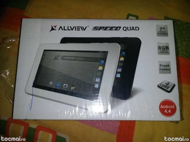 Tableta Allview Speed 4. 4 Quad Core culoare alba Sigilata