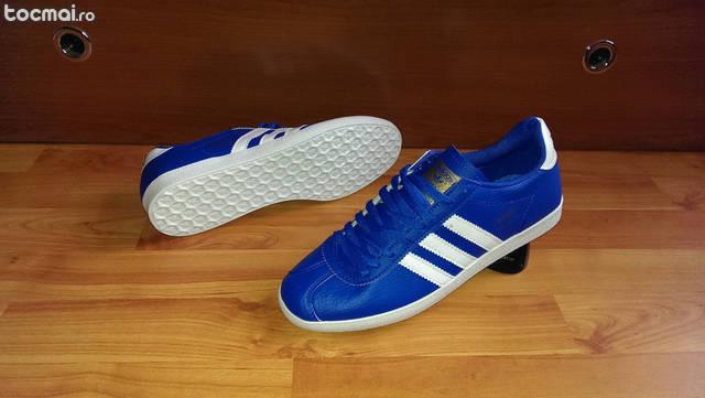 Adidas Gazelle Albastru cu Alb Model Nou 2015