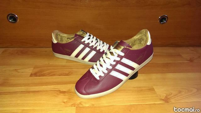 Adidas Gazelle Visiniu cu Crem Model Nou 2015