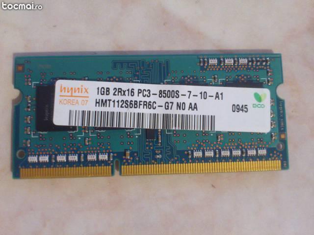 Memorie RAM laptop DDR3 1 GB