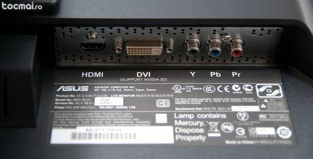 Monitor ASUS, diagonala 23, Full HD 120 Mhz, 2ms, VG236