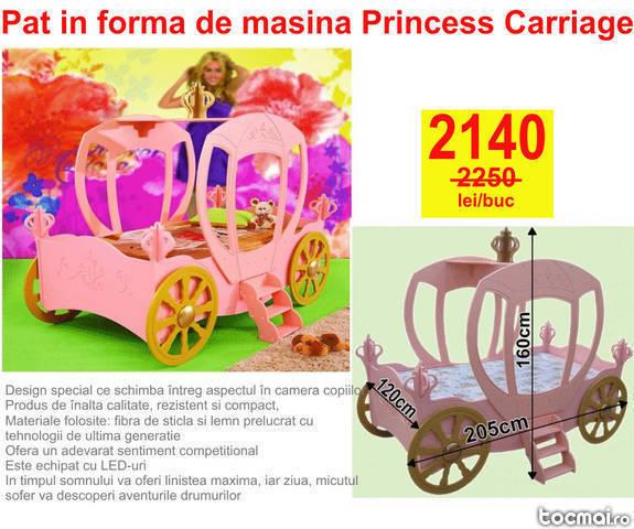 Pat in forma de masina princess carriage