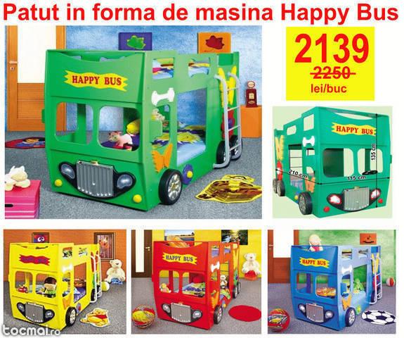 Patut in forma de masina Happy Bus