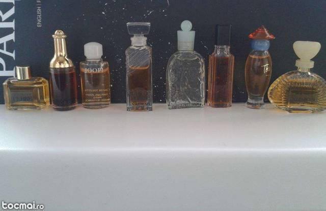 Diverse miniaturi parfumuri Guerlain, Rochas, Azzaro, Fendi