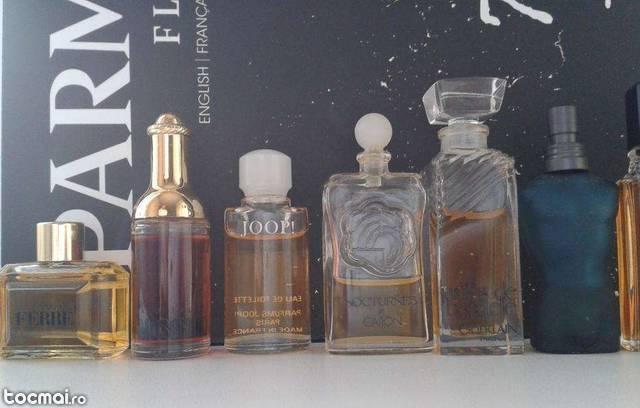 Diverse miniaturi parfumuri Guerlain, Rochas, Azzaro, Fendi