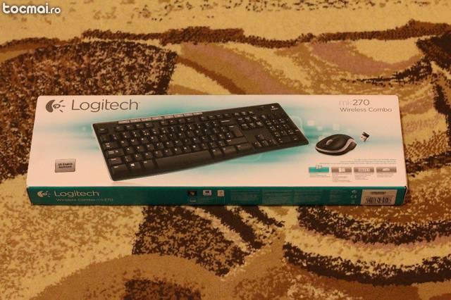 Set Tastatura si mouse fara fir Logitech MK270