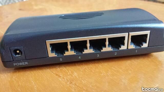 switch edimax cu 5 porturi Ethernet 10 / 100Mbps