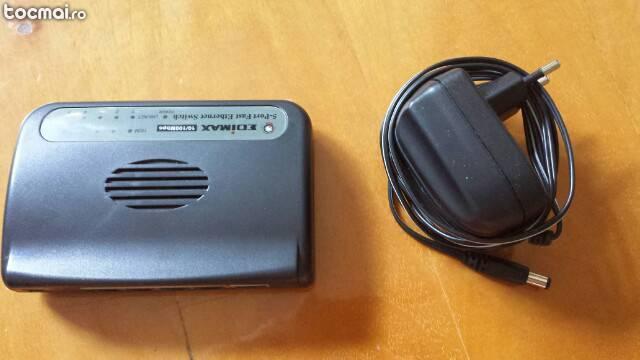 switch edimax cu 5 porturi Ethernet 10 / 100Mbps