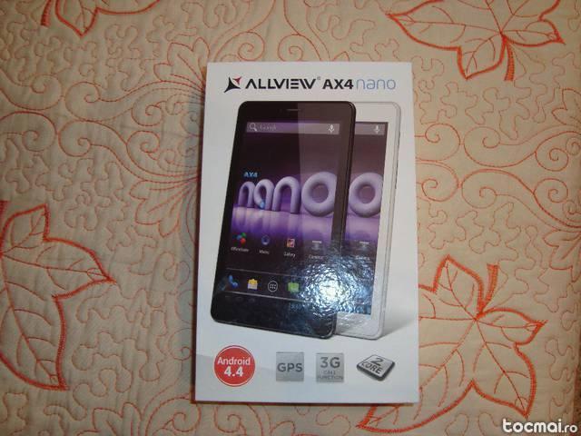 Tableta Allview AX4 nano, 3G, gps, Noua cu garantie 2 ani
