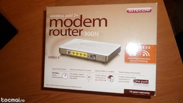 Wireless Adsl 2 + Modem Router 300N