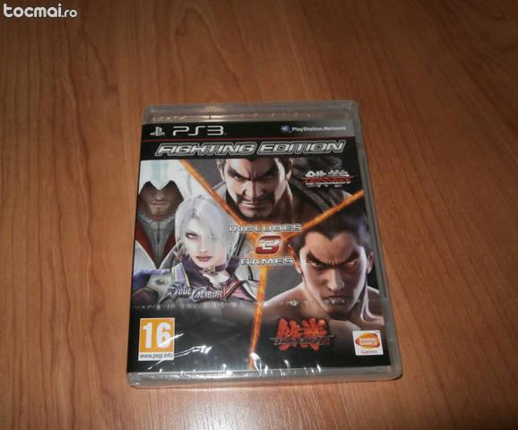 Fighting Edition PS3 - Tekken 6 + Tekken Tag+ Soul Calibur V