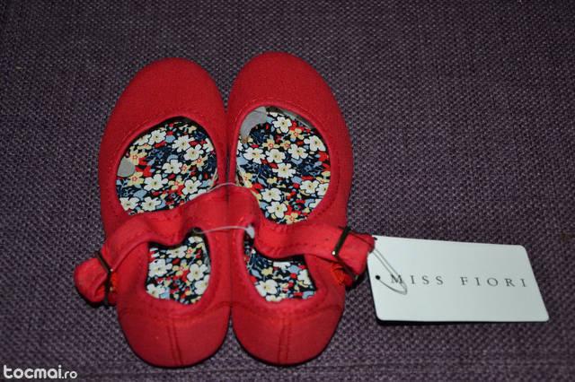 Pantofi pentru fetite Miss Fiori, culoare rosie