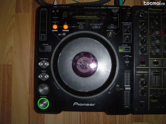 Pioneer djm600+1000mk3+1000 cdj audio