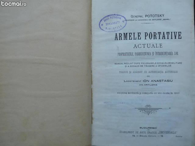 General Pototsky , Armele portative actuale , 1902