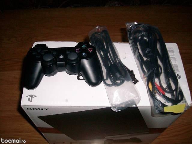 Playstation 3 - PS3 Slim Modabil, 120 Gb + 1 controler DS3