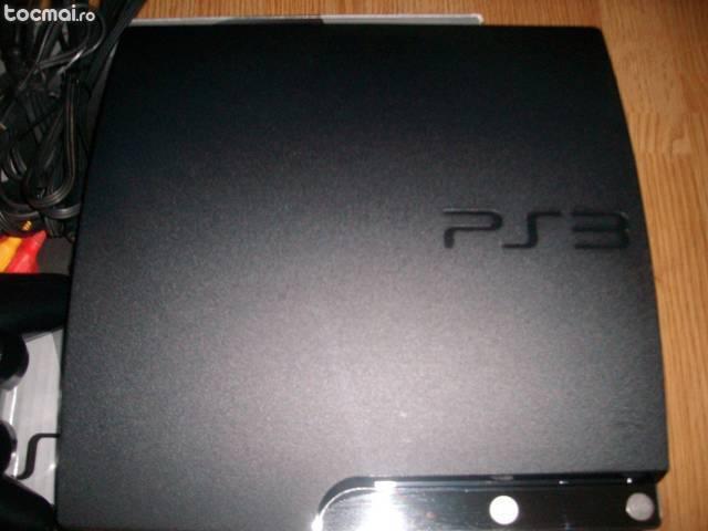 Playstation 3 - PS3 Slim Modat, HDD 40 Gb + 1 controler DS3